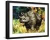 Black Rhino-Sydney Edmunds-Framed Giclee Print