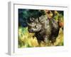 Black Rhino-Sydney Edmunds-Framed Giclee Print