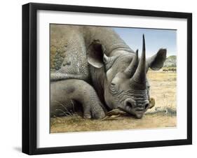 Black Rhino-Harro Maass-Framed Giclee Print