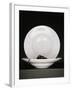 Black Ribbon Pasta with Two White Pasta Plates-Jan-peter Westermann-Framed Photographic Print