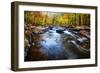 Black River Gorge Fall Scenic New Jersey-George Oze-Framed Photographic Print