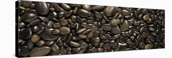 Black River Stones Landscape-Steve Gadomski-Stretched Canvas