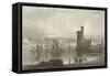 Black Rock Castle-William Henry Bartlett-Framed Stretched Canvas