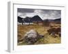 Black Rock Cottage and Buachaille Etive Mor, Glencoe, Highland Region, Scotland-Patrick Dieudonne-Framed Photographic Print