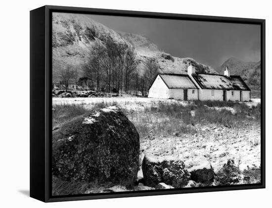 Black Rock Cottage, Glencoe, Scotland, UK-Nadia Isakova-Framed Stretched Canvas