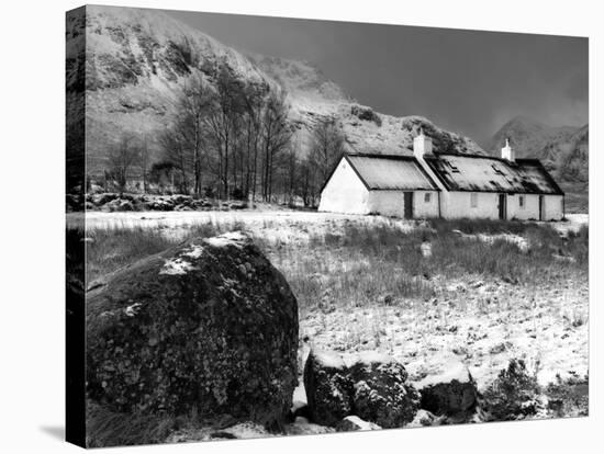 Black Rock Cottage, Glencoe, Scotland, UK-Nadia Isakova-Stretched Canvas