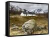 Black Rock Cottage, Glencoe, Scotland, UK-Nadia Isakova-Framed Stretched Canvas