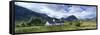 Black Rock Cottage, Rannoch Moor, Western Highlands, Scotland, United Kingdom, Europe-Lee Frost-Framed Stretched Canvas