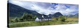 Black Rock Cottage, Rannoch Moor, Western Highlands, Scotland, United Kingdom, Europe-Lee Frost-Stretched Canvas