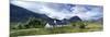 Black Rock Cottage, Rannoch Moor, Western Highlands, Scotland, United Kingdom, Europe-Lee Frost-Mounted Photographic Print