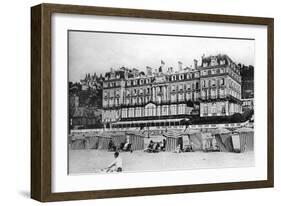 Black Rock Hotel, Trouville, France, C1920S-null-Framed Giclee Print