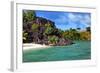 Black Rocks. Bora-Bora. Polynesia-Konstik-Framed Photographic Print