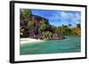 Black Rocks. Bora-Bora. Polynesia-Konstik-Framed Photographic Print