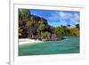 Black Rocks. Bora-Bora. Polynesia-Konstik-Framed Photographic Print