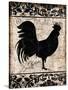 Black Rooster 1-Diane Stimson-Stretched Canvas