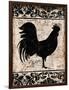 Black Rooster 1-Diane Stimson-Framed Premium Giclee Print