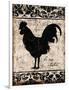 Black Rooster 2-Diane Stimson-Framed Art Print