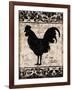 Black Rooster 2-Diane Stimson-Framed Art Print