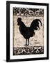 Black Rooster 2-Diane Stimson-Framed Art Print