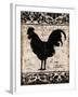 Black Rooster 2-Diane Stimson-Framed Art Print