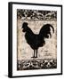 Black Rooster 2-Diane Stimson-Framed Art Print