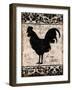 Black Rooster 2-Diane Stimson-Framed Art Print