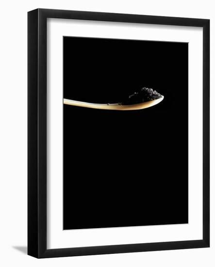 Black Salt on Spoon-Joerg Lehmann-Framed Premium Photographic Print