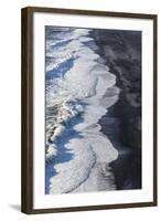 Black Sand Beach Near Vik, Iceland-Chuck Haney-Framed Photographic Print