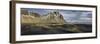 Black Sand, Kambhorn (Mountain), Stokksnes (Headland), Hornsvik (Lake), East Iceland, Iceland-Rainer Mirau-Framed Photographic Print