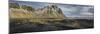 Black Sand, Kambhorn (Mountain), Stokksnes (Headland), Hornsvik (Lake), East Iceland, Iceland-Rainer Mirau-Mounted Photographic Print