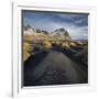 Black Sand, Kambhorn (Mountain), Stokksnes (Headland), Hornsvik (Lake), East Iceland, Iceland-Rainer Mirau-Framed Photographic Print