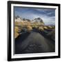 Black Sand, Kambhorn (Mountain), Stokksnes (Headland), Hornsvik (Lake), East Iceland, Iceland-Rainer Mirau-Framed Photographic Print