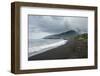 Black sand volcanic Taharuu Beach, Tahiti, Society Islands, French Polynesia, Pacific-Michael Runkel-Framed Photographic Print