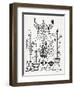 Black Santa Fe Garden-Cat Coquillette-Framed Art Print