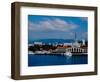 Black Sea Port Located at Base of the Caucasus Mountain, Port of Sochi, Sochi, Russia-Cindy Miller Hopkins-Framed Photographic Print