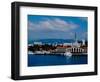 Black Sea Port Located at Base of the Caucasus Mountain, Port of Sochi, Sochi, Russia-Cindy Miller Hopkins-Framed Photographic Print