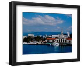 Black Sea Port Located at Base of the Caucasus Mountain, Port of Sochi, Sochi, Russia-Cindy Miller Hopkins-Framed Photographic Print