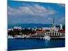 Black Sea Port Located at Base of the Caucasus Mountain, Port of Sochi, Sochi, Russia-Cindy Miller Hopkins-Mounted Photographic Print