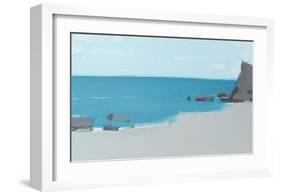 Black Sea Shore-Igor Nekraha-Framed Art Print