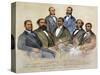 Black Senators, 1872-Currier & Ives-Stretched Canvas