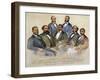 Black Senators, 1872-Currier & Ives-Framed Giclee Print