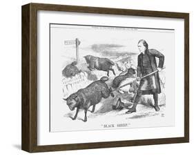 Black Sheep, 1874-Joseph Swain-Framed Giclee Print