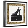 Black Shoe and Purse-Carolyn Fisk-Framed Art Print