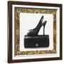 Black Shoe and Purse-Carolyn Fisk-Framed Art Print