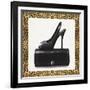 Black Shoe and Purse-Carolyn Fisk-Framed Art Print