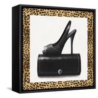 Black Shoe and Purse-Carolyn Fisk-Framed Stretched Canvas