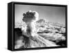 Black Smoke and Ash Drift Skyward as Mount St. Helens Erupts-null-Framed Stretched Canvas