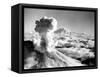 Black Smoke and Ash Drift Skyward as Mount St. Helens Erupts-null-Framed Stretched Canvas