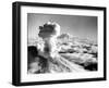 Black Smoke and Ash Drift Skyward as Mount St. Helens Erupts-null-Framed Photographic Print