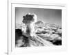 Black Smoke and Ash Drift Skyward as Mount St. Helens Erupts-null-Framed Photographic Print